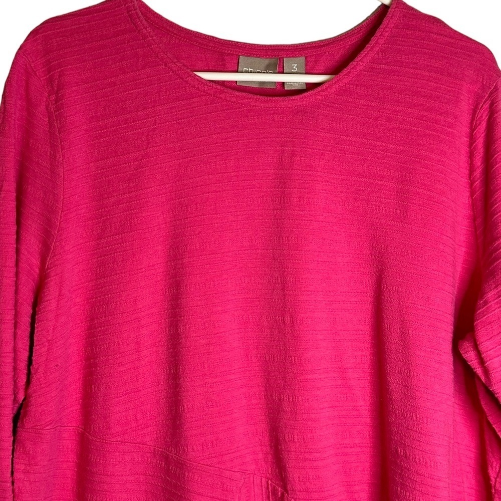 Chico’s Summer Textured Tunic Vanity Size 3/US XL‎ - Picture 2 of 10